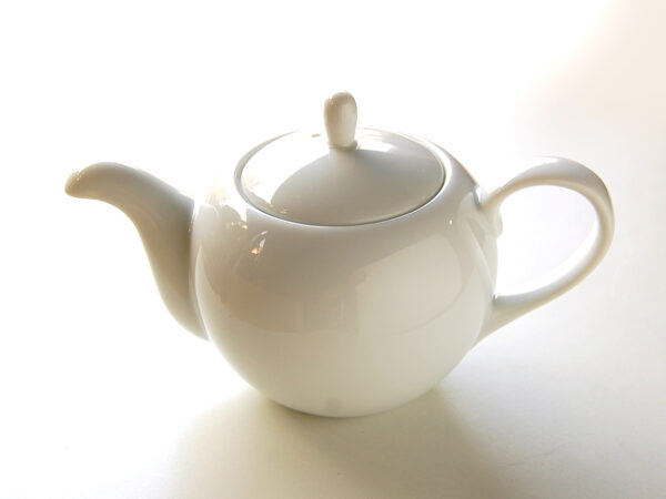 紅茶をおいしく淹れる上白磁の球体ティーポット　送料無料 - 画像 (2)