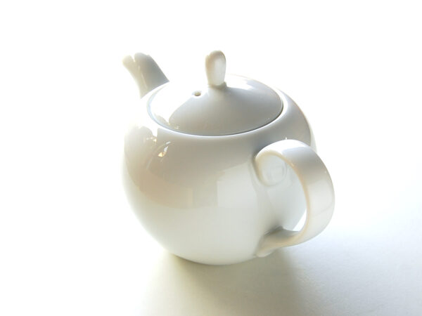 紅茶をおいしく淹れる上白磁の球体ティーポット　送料無料 - 画像 (3)