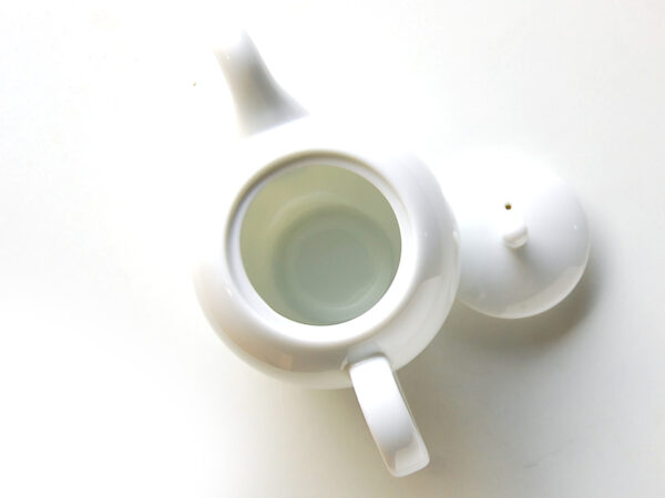 紅茶をおいしく淹れる上白磁の球体ティーポット　送料無料 - 画像 (5)