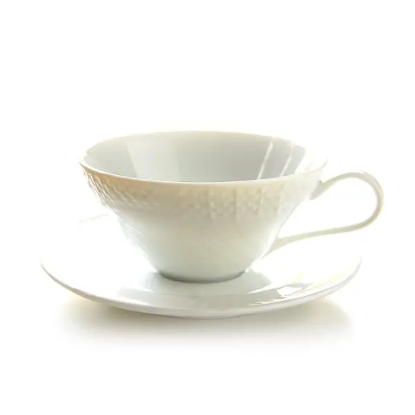 紅茶用カップ＆ソーサー　ホワイト - 画像 (2)