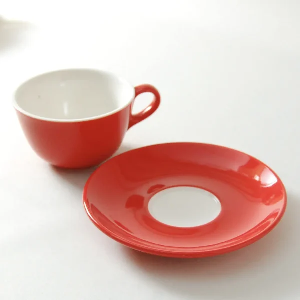 カプチーノカップ＆ソーサー マーレ レッド - 画像 (3)