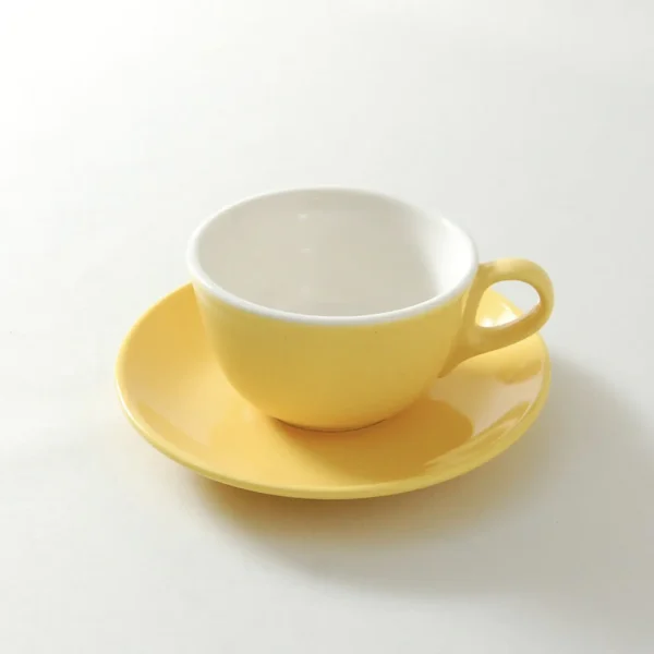 カプチーノカップ＆ソーサー マーレ イエロー - 画像 (2)