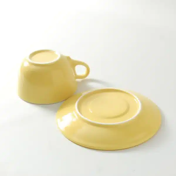 カプチーノカップ＆ソーサー マーレ イエロー - 画像 (4)