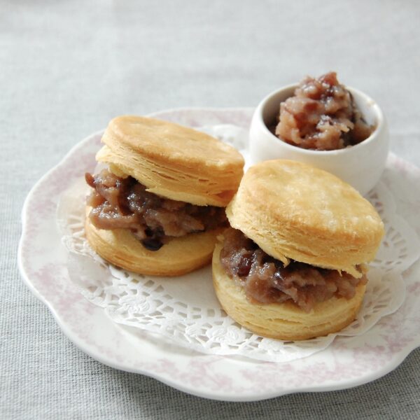 豆腐プレーンスコーン６個とあんバタースプレッドのセット